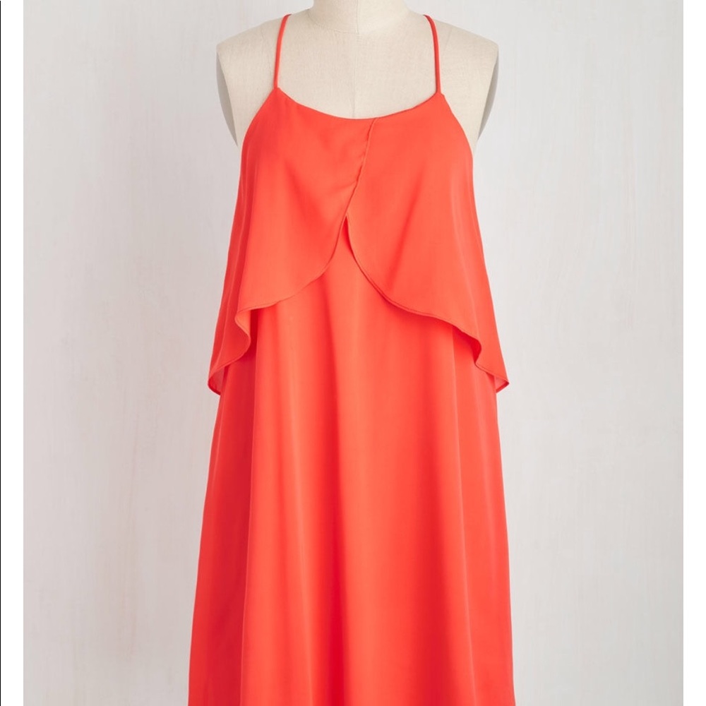 Coral Racerback Dress
